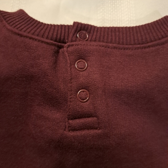 Puma maroon & black sweatshirt size 18 months NWT - Picture 2 of 5